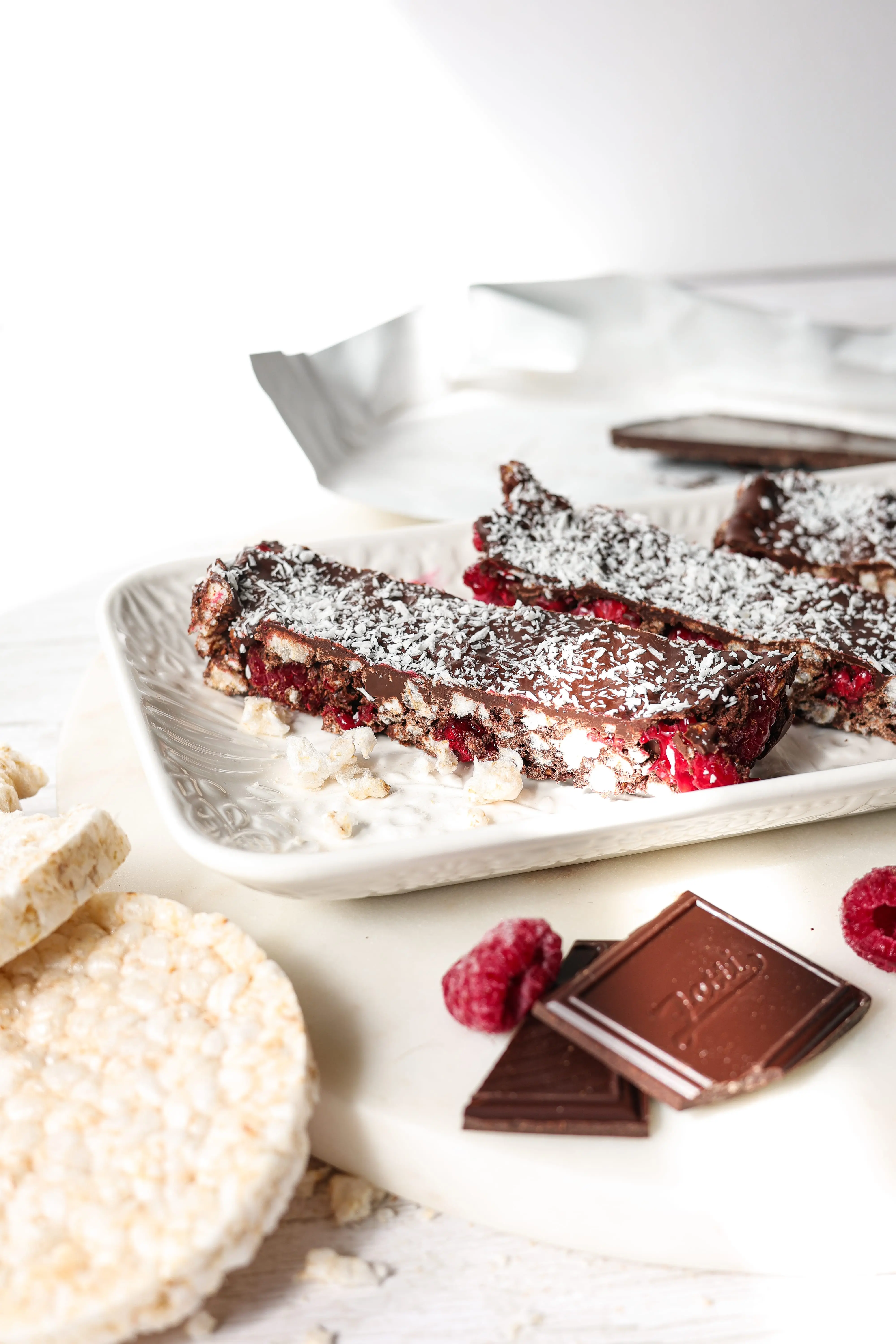 Edelbitter Reiswaffel Bars