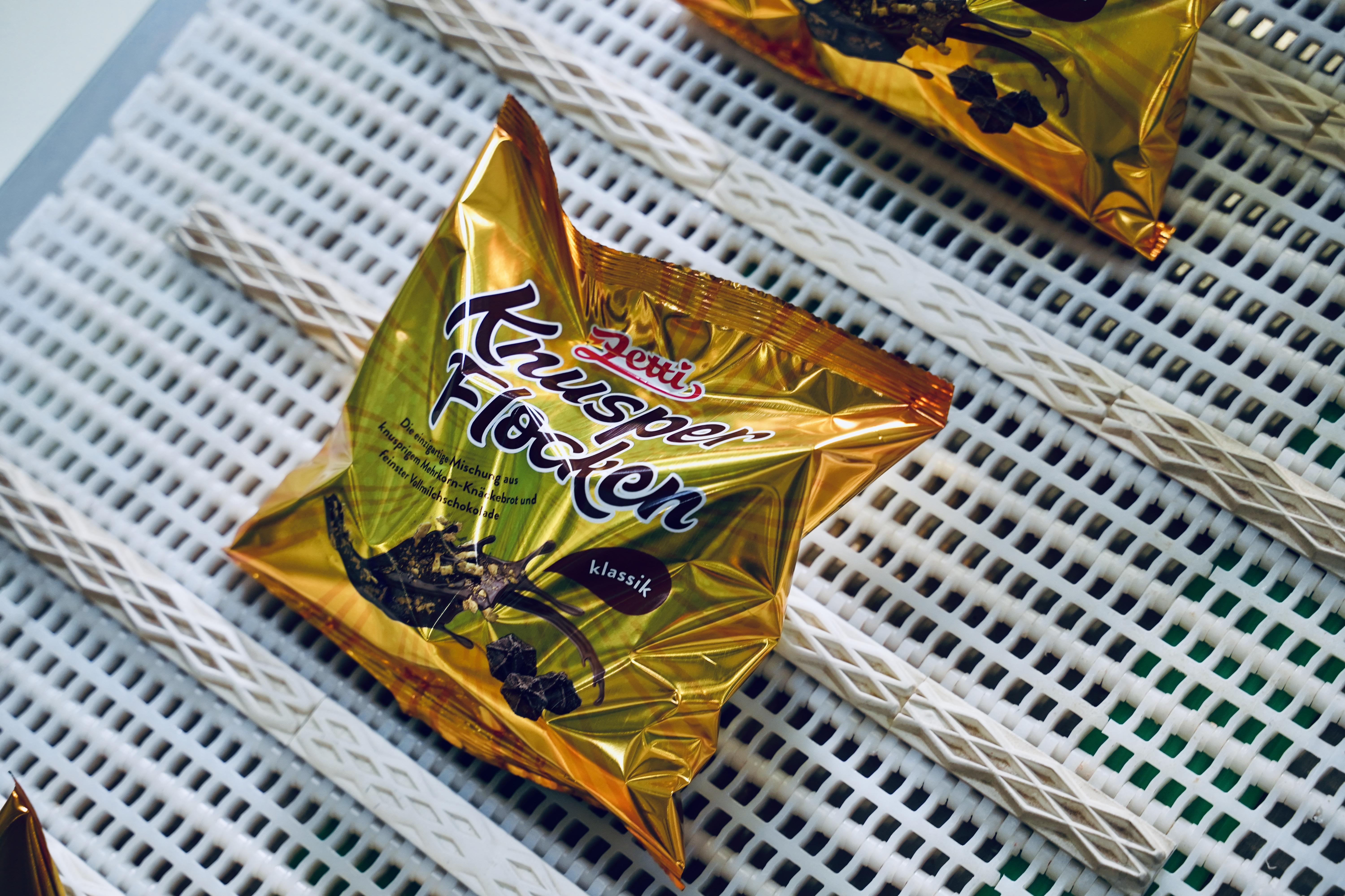 Knusperflocken in der Produktion