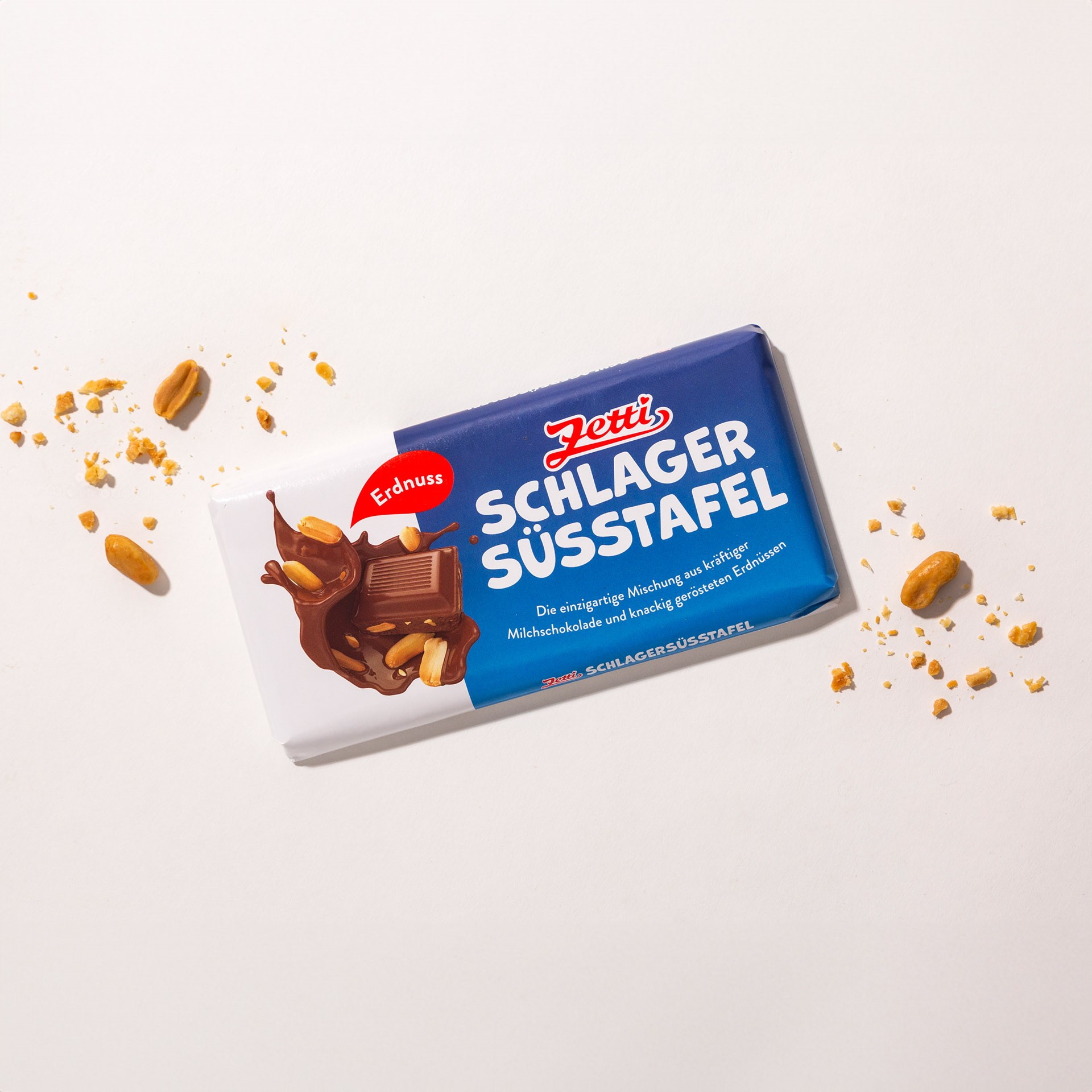 Schlager Süsstafel Tafel mit Nüssen