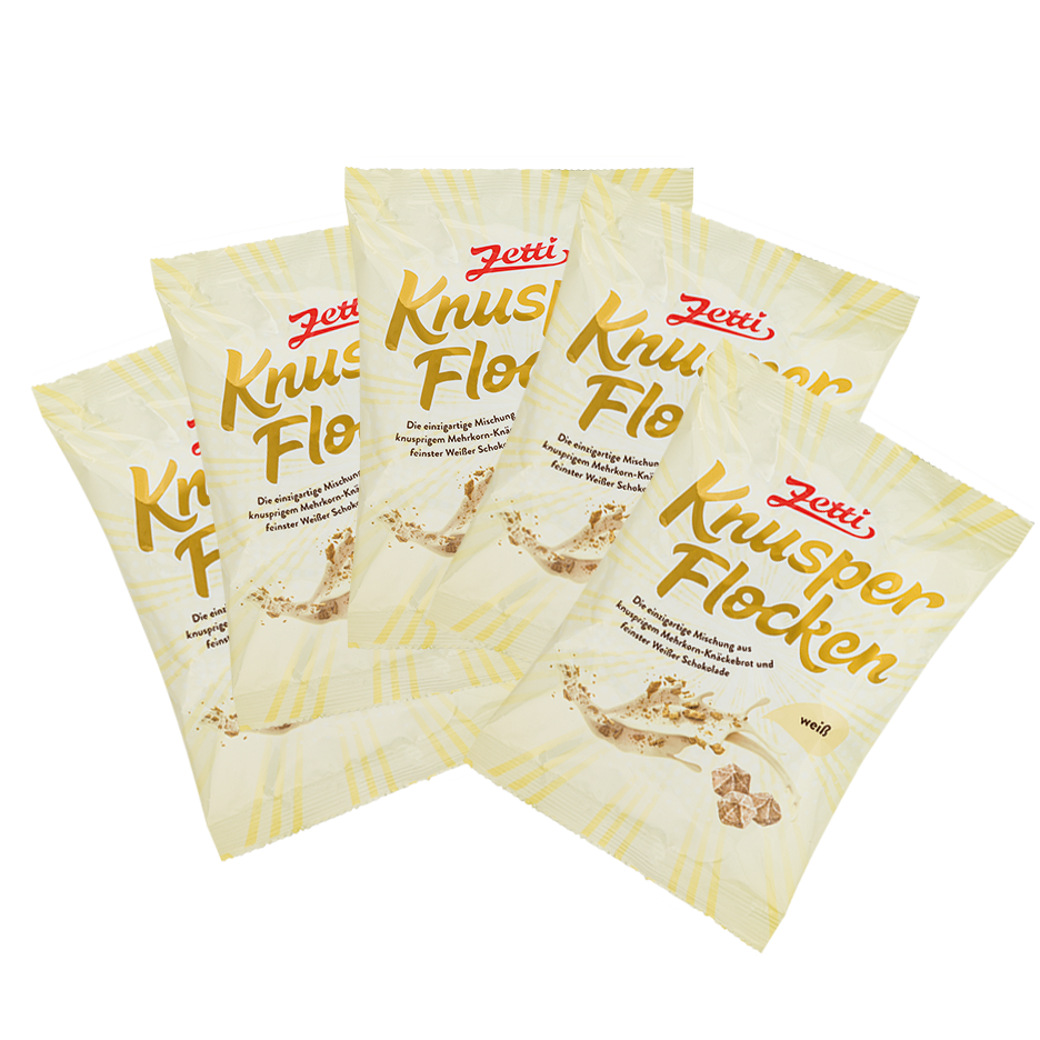 Zetti Knusperflocken Weiß (5 Stück)